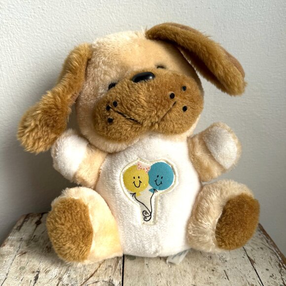1984 DanDee Goodtime Gang Dog Plush 9" Balloons New Vintage - Picture 1 of 5